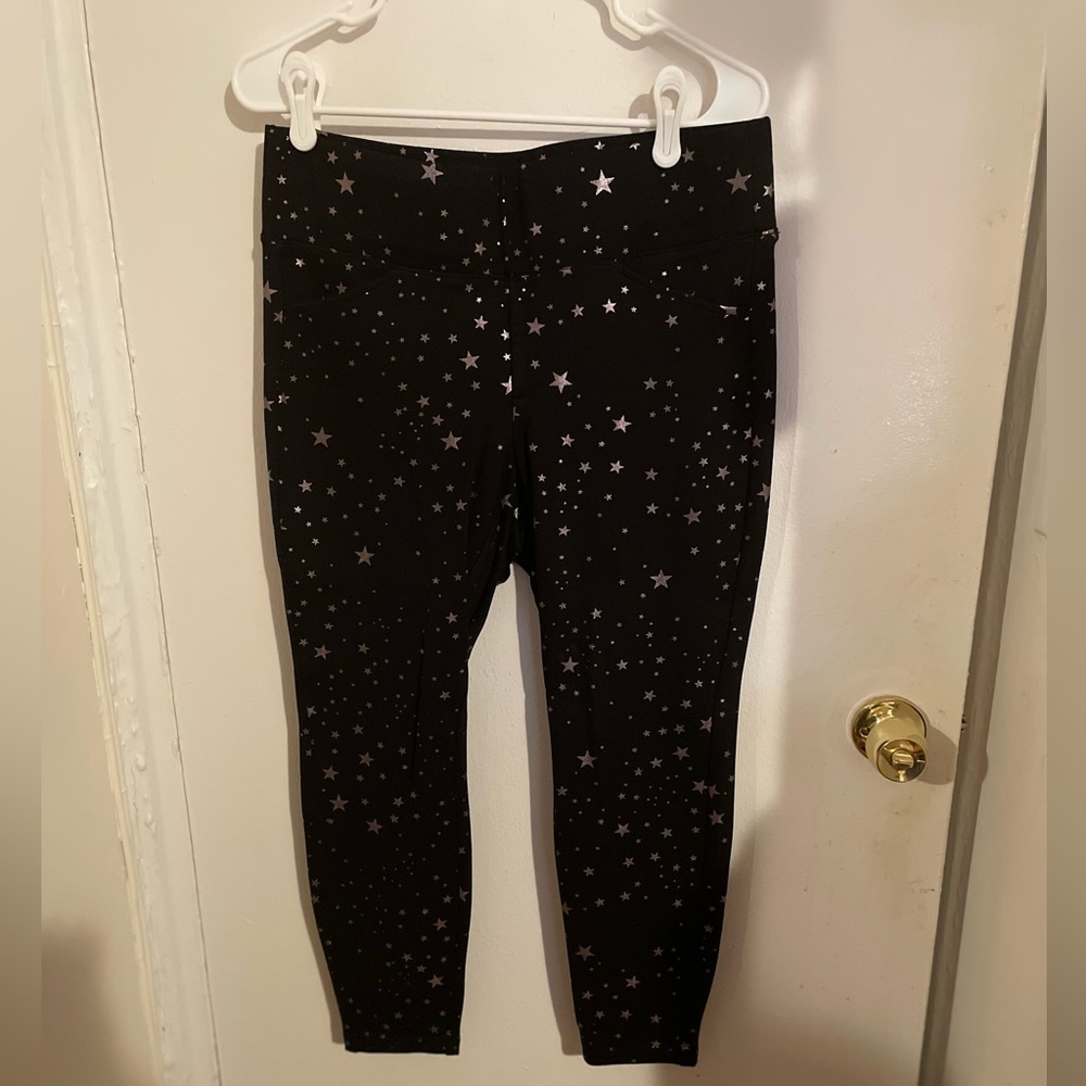 Torrid Pocket Pixie Pant - Luxe Ponte Foil Stars